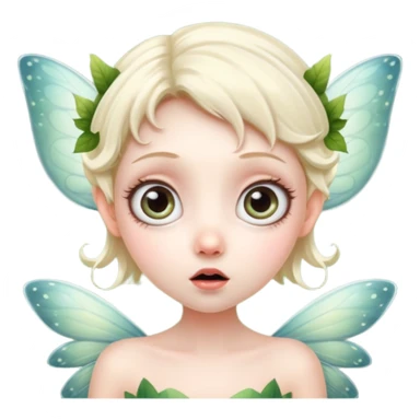 surprised fairy sticker