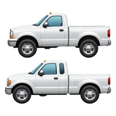 WHITE PICKUPTRUCK SIDE VIEW ELLISDON ON SIDE OF TRUCK sticker