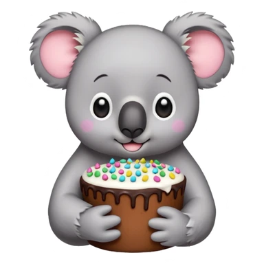 Koala cake sticker