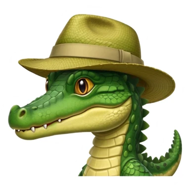 explorer crocodile sticker