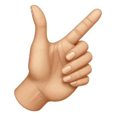 finger pointing at me sticker