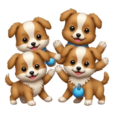 Perritos bailando sticker