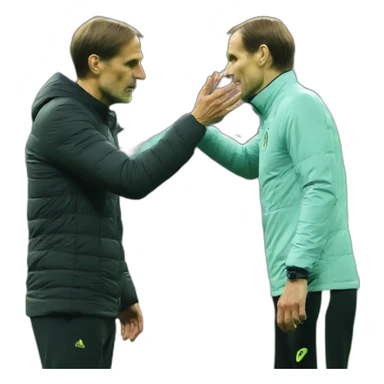 conte tuchel handshake sticker
