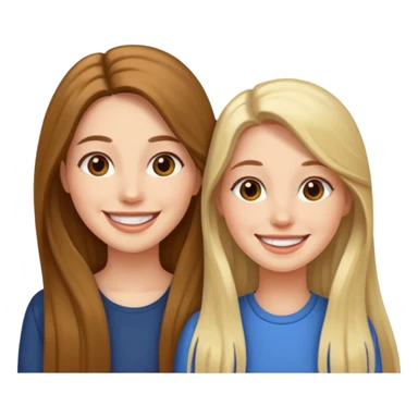 Ma meilleur amie et moi (femme) sticker