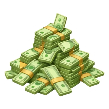 Money hype sticker