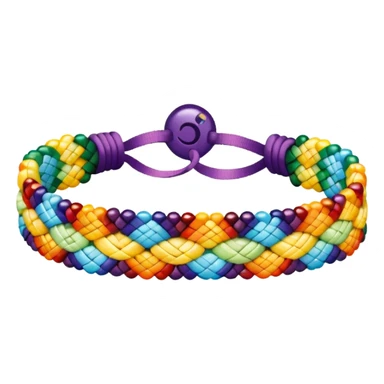 beaded friendship bracelet sticker