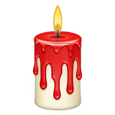 :candle404: → Dripping candle shaped like “404” sticker