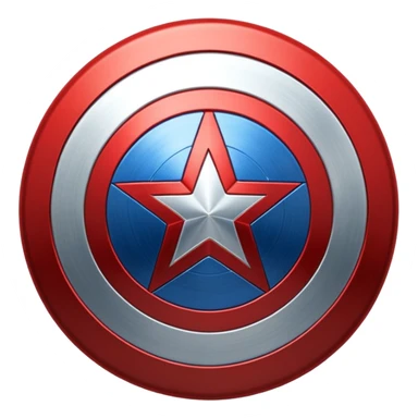 Captain America shield emoji sticker