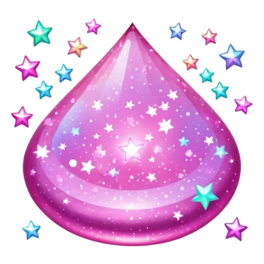 Pink sparkles sticker