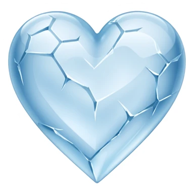 Corazón de hielo sticker