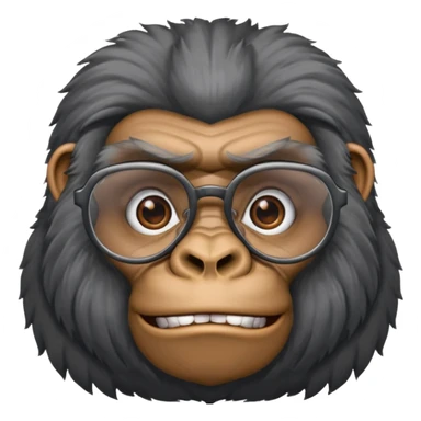 Gorillas with specs sticker