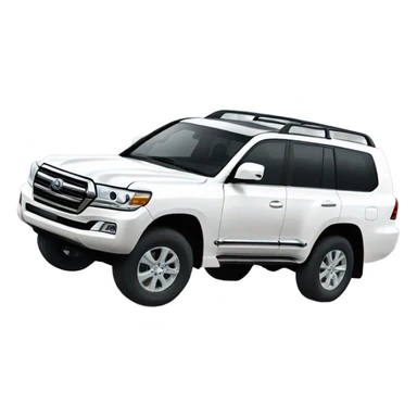 The new land cruiser 2025 white sticker