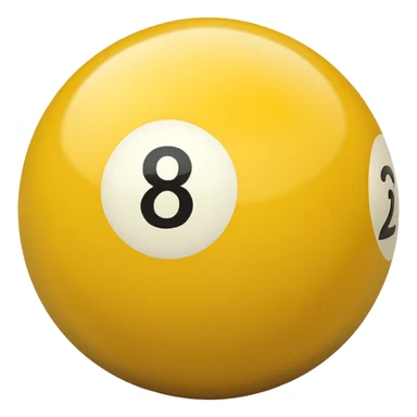 4 numbered billiard ball  sticker