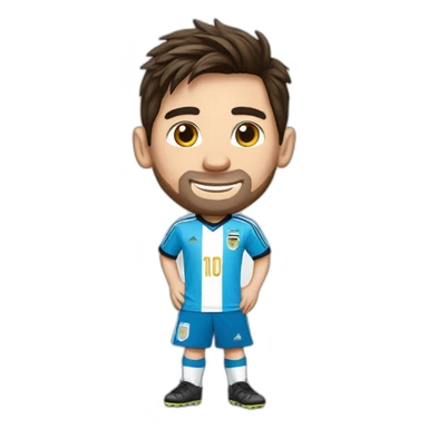 Messi with the tshirt of the national team of soccer of Guatemala  sticker