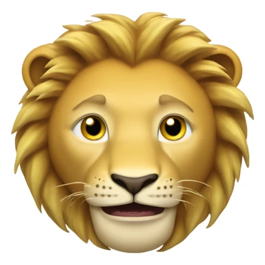 Create me emoji where Lion is holding a banana to elon musk head sticker