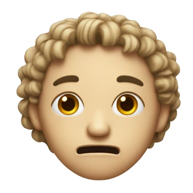 strange face sticker