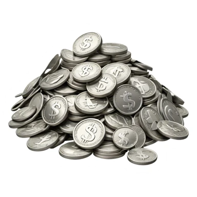 Money gone - money left sticker