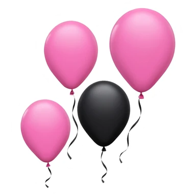 Happy Birthday in Pink and Black  sticker