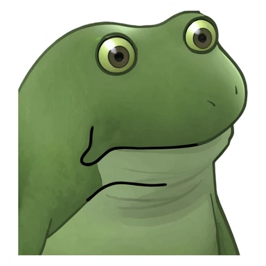 Salt Bae meme character sprinkling salt, green bufo frog meme style, no text sticker