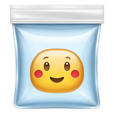 empty ziplock bag sticker