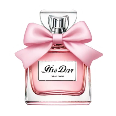 Miss Dior perfume in bow sticker