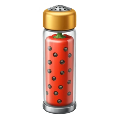 Pepper shaker sticker