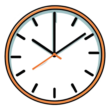Clock it sticker