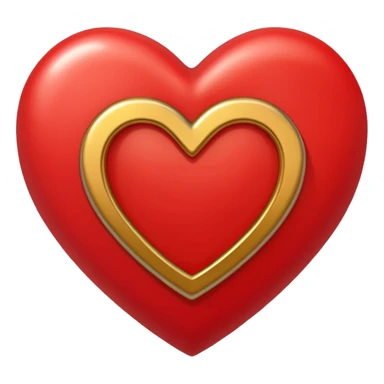A red heart with the letter "J" in the middle sticker