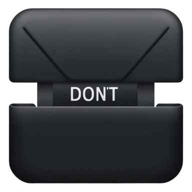 Letters saying “don’t PMO” meaining “don’t piss me off”  sticker