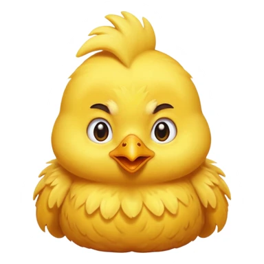 Little chicken is waking up his grandmother sticker