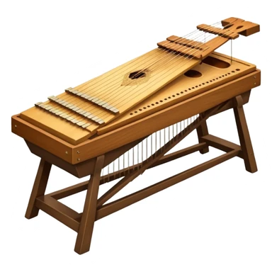 santoor hammered dulcimur sticker