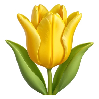 Emoji de tulipán amarillo sticker