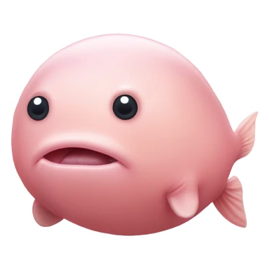 Kitsune blobfish sticker