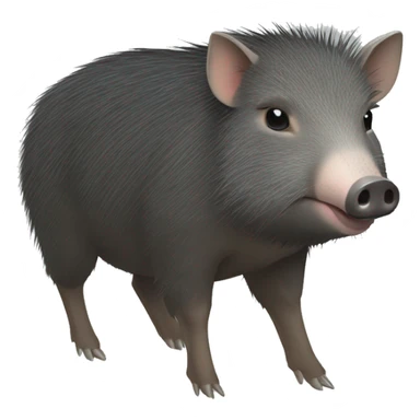 Collared peccary sticker