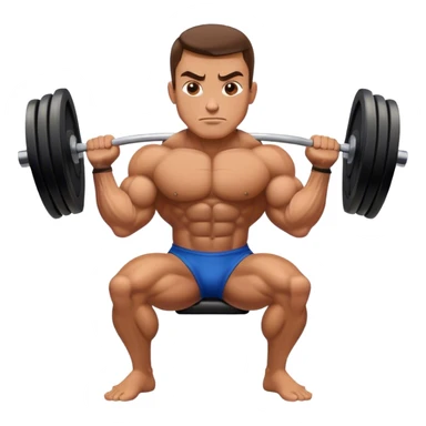 bodybuilder forearm on legs curl sticker