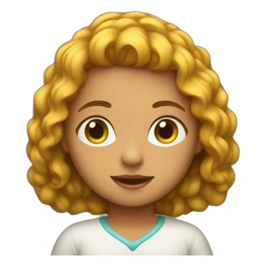 Menina pulando sticker