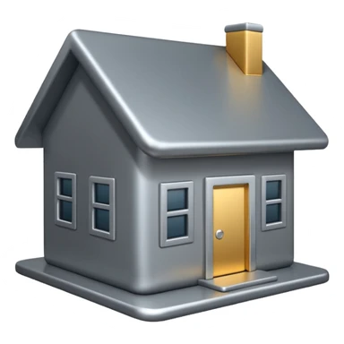 home 3d icon sticker