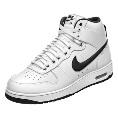 Nike air shoes white sticker