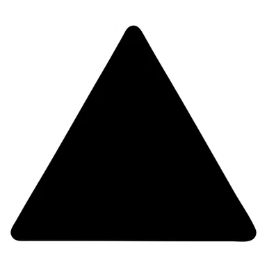 solid red equilateral triangle, centered, no background sticker