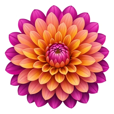 Dahlia sticker