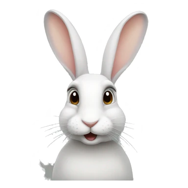 Holland loop rabbit sticker