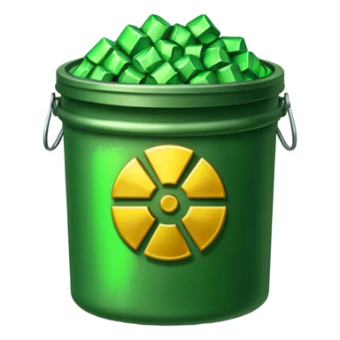nuclear waste sticker