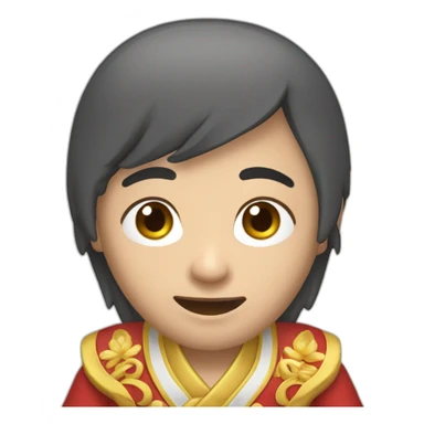 Chinois qui joue au jeux videos sticker