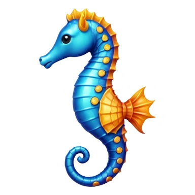 Seahorse - чтобы выглядил как настоящий эмодзи sticker