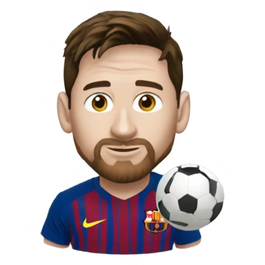 lionel messi with world cup and ballon dor sticker