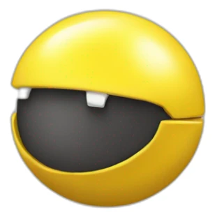 Yellow Poké ball sticker