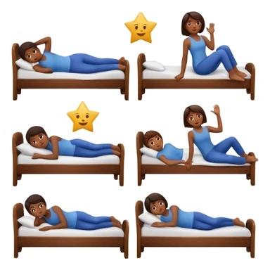 craeate me a series of emojis for those excersises:

Nose
Sit
Lay down
Spin
Focus
Drop
Walk next to me sticker