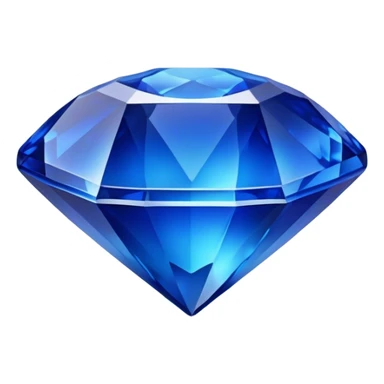 Cinematic Realistic Sapphire Emoji, Deep blue and stunning, with smooth, polished facets that gleam with a vibrant intensity. The deep blue hue reflects light in mesmerizing patterns, and a soft, glowing aura adds to the precious, regal nature of the gemstone. Soft glowing outline, capturing the essence of wisdom and royalty in a dazzling sapphire. sticker
