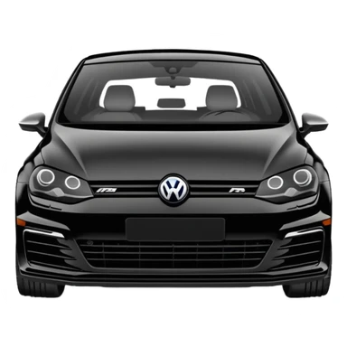 Black Edition Golf R MK7  with no red headlights  sticker