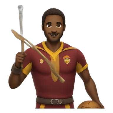 quidditch-player sticker